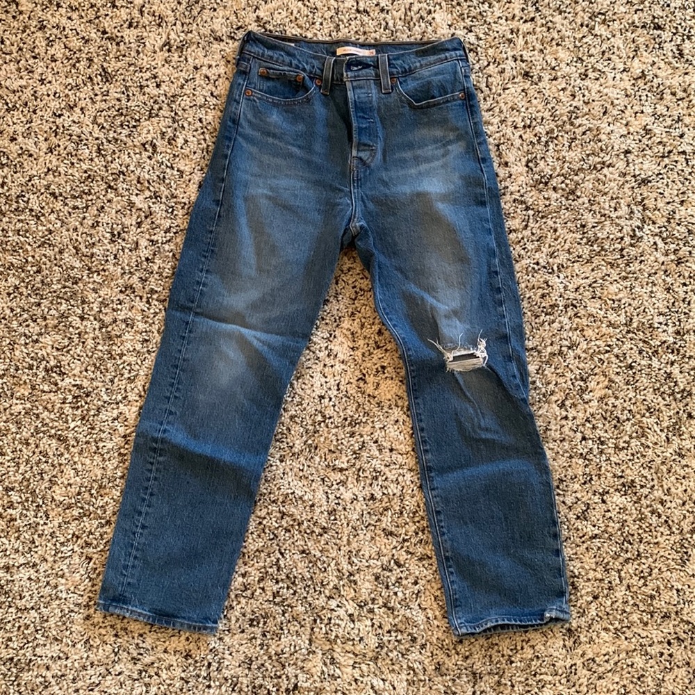 Levi’s wedgie straight fit cropped women’s jeans